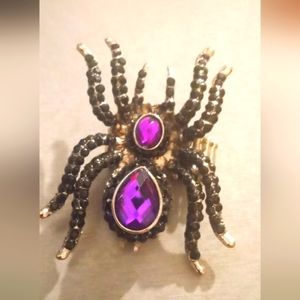 Statement Ring Jeweled spider